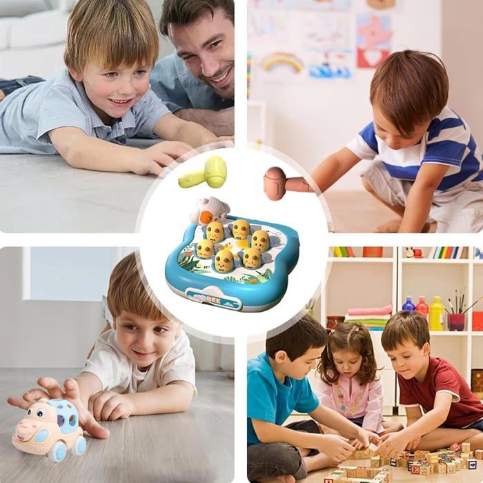 Jeu plant zombies vs. whack-a-mole - jouet éducatif interactif pour enfants