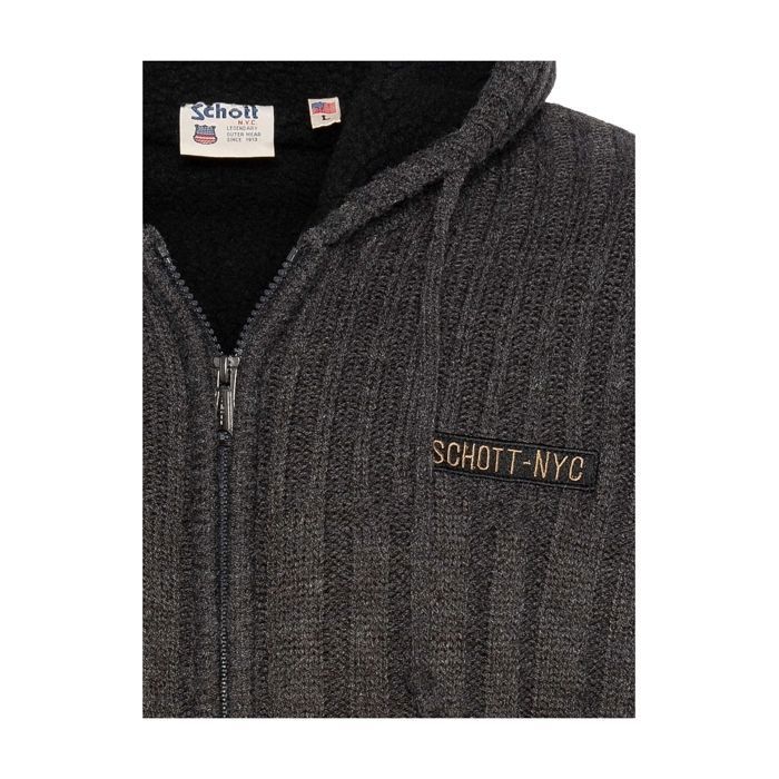 Gilet Col Camionneur Gilet Homme Schott NYC Col Camionneur