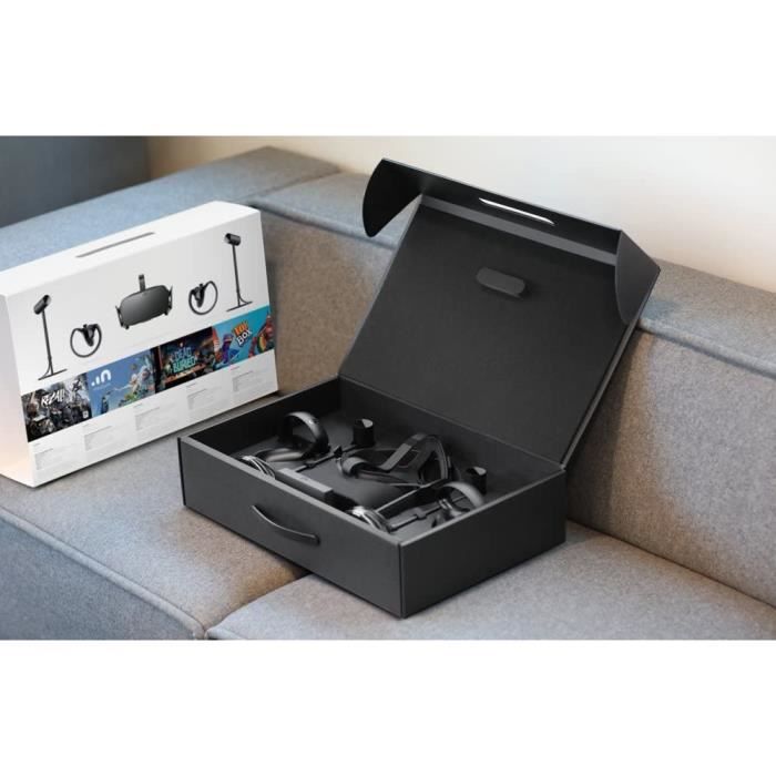Casque Oculus Rift VR realite virtuelle Touch 2 capteurs Cdiscount