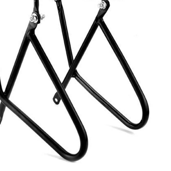 Porte-bagages Avant Vélo En Aluminium - Noir - Support Pour Panier VTT - Neuf