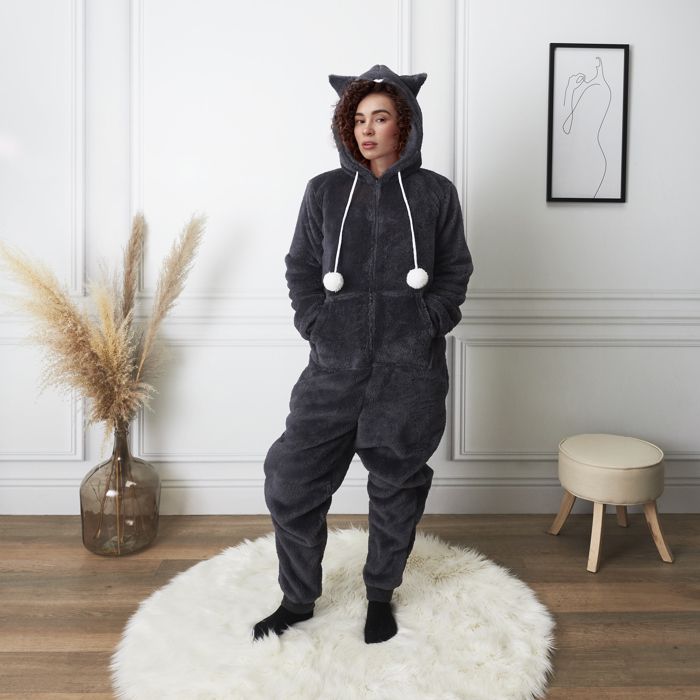 PYJAMA CHAT EN COMBINAISON ADULTE Cdiscount