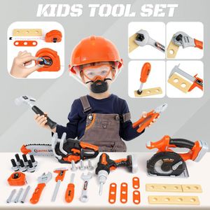 Jouets pour Filles 3-6 Ans Boîte à Outils Familiale Jouet Éducatif et Scientifique Valise Garçon Fille Simulation Réparation Familiale Sac à Dos Boîte Jouets pour Fille de 5 Ans en Liquidation