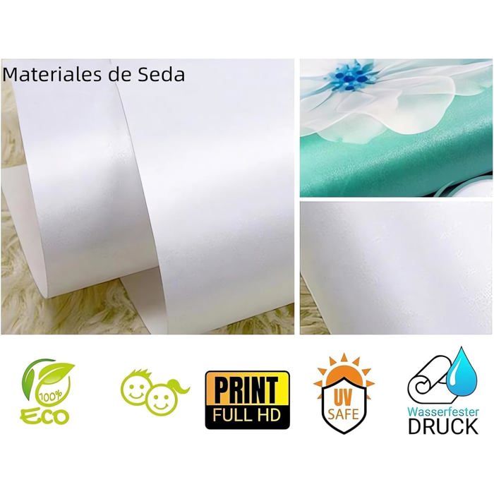 Papier Peint 3D Ondulé – Lumière De Mer R2840 – Impression Murale Luna 24 – Neuf