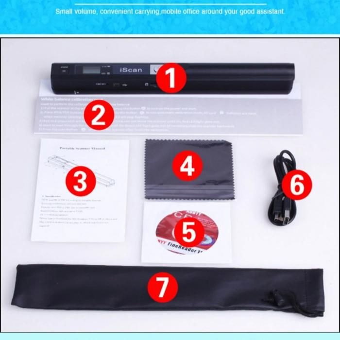 MINI SCANNER PORTABLE De Poche 300/600/900DPI Support Micro SD Card Scanner EUR 64,38 - FR