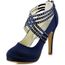 talons plateforme fermé