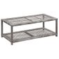 Banc A Chaussures Style Industriel Etagere De Rangement Etagere A Chaussure Gris 80x40x30 Cm Resine Tressee Achat Vente Meuble A Chaussures Couleur Gris Materiau Cdiscount