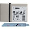Bosch 100 pcs Lame de scie sabre pour le metal S 922 BF BIM Flexible for Metal coupe rapide 100 pi?ces 2608656027-0