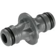 Connecteur de tuyau d'arrosage GARDENA - Compatible tous tuyaux et raccords - Garantie 5 ans-0