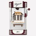 Machine à popcorn - HKOENIG - Design retro - Capacité 50g - Lumière intérieure-0