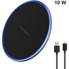 IAMS CHIEN Chargeur sans fil Qi 10W Chargeur sans fil universel rapide pour iPhone 11/XR / XS / 8, Samsung Galaxy S20 / S10 / S9 / Note10, noir