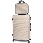 Valise Grande Taille - CELIMS FRANCE - 75cm - Serrure Intégrée - ABS - Champagne