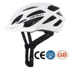 LEOCLOTHO Casque de vélo,Casque Velo Homme et Femme VTT de Route Montagne,Réglable Casque Velo Casque Trottinette Electrique Adulte-Blanc