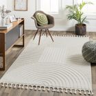 SURYA Tapis de Salon à Poils Courts Doux Scandinave Moderne MATILDA 160x213cm Ivoire