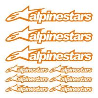 Kit stickers alpinestars Ref: SPON-017 Orange KTM