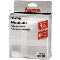 HAMA BOÎTIERS DE PROTECTION POUR CD/DVD, 100 PI…