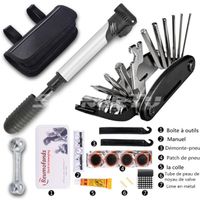Outil Multifonction Moto Et Vélo – Acier, Pliable, Antirouille – Kit De Réparation Portable Avec Pinces, Tournevis Et Clés