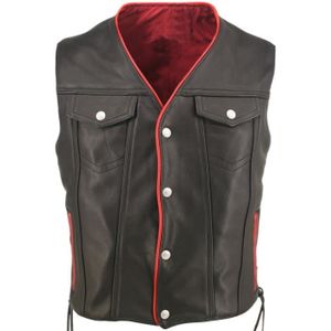 Gilet moto cuir homme new arrivals