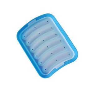 5 Cavités bricolage saucisse Moule en silicone Handmade jambon Making Hot dog maker