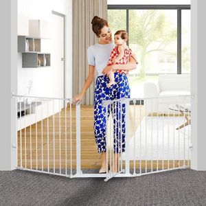 Barrière de Sécurité pour Enfant Sans Perçage de 75 à 80cm Extensible Escalier 