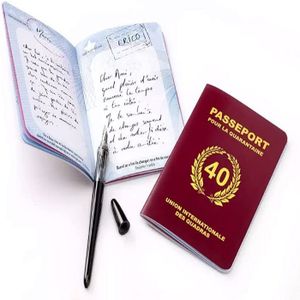 LIVRE D OR Cadeau Anniversaire 40 ans Original - Passeport po
