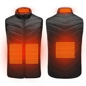 QICK Veste Chauffante Homme et Femme,Veste Chauffante /électrique Veste Chauffant USB V/êtements Chauffant /électrique Manteau Doudoune Veste Capuche Paquet Non Inclus Power Bank