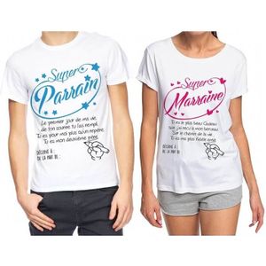 T shirt hotsell personnalisé parrain