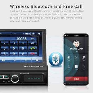 AUTORADIO Bluetooth Autoradio 1 din Écran Tactile Capacitif 
