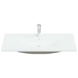 LAVABO - VASQUE Lavabo encastré céramique blanc - QQMORA - LYG1140