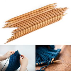 22Pcs bambou Aiguilles à tricoter Kit weaving needle case Royaume-Uni Taille 11 9 8 7 6 5 4 UK