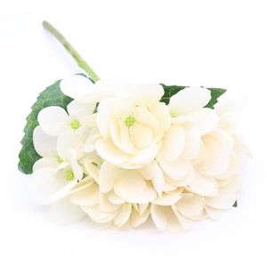 FLEUR ARTIFICIELLE HX13855-Hortensia artificiel soie fleur bricolage 
