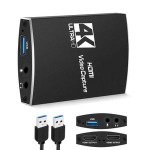 USB 3.0 4K 1080P HDMI Capture vidéo pour la Diffusion en Direct l'enseignement DIGITNOW la vidéoconférence Compatible avec Windows Linux Mac OS 