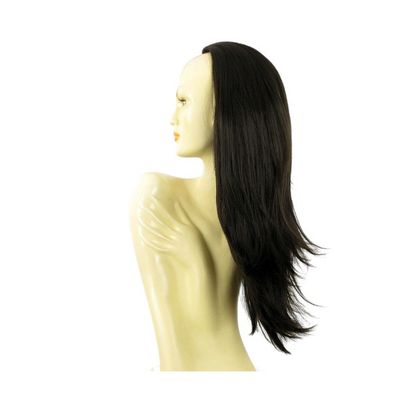 Demi-perruque Synthétique Longue 60 Cm - Châtain Foncé Cuivré - Taille De Bonnet Moyen - Réf. 014 En 31