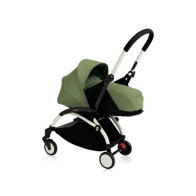 Babyzen Poussette Yoyo cadre blanc pack naissance peppermint