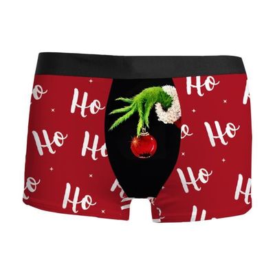 CULOTTE SLIP Homme droles Impression 3D Noel Slips Moche noel Motif Vacances Nouveaute personnalise Black Black Cdiscount Pret a Porter