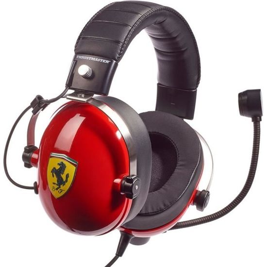 Casque gaming T.Racing Scuderia Ferrari Ed - THRUSTMASTER