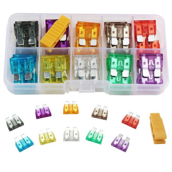 Assortiment De Fusibles ATM à Lame Pour Auto, Camion, SUV Et Bateau - Amperages Variés