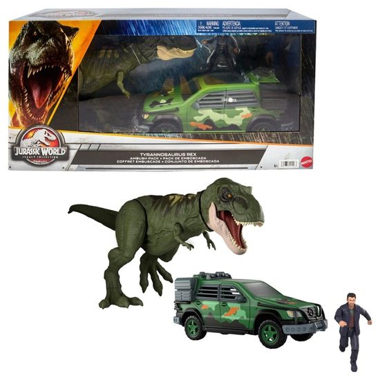 FIGURINE JURASSIC WORLD T REX dinosaure géant articulé collector 1,1m