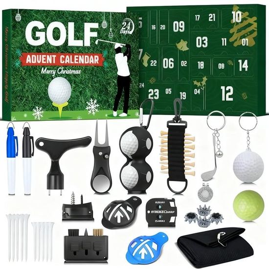 Calendrier de l'Avent de course 2025, calendrier de compte à rebours de 24 jours avec des décorations sur le thème de la course, collection de voitures classiques
