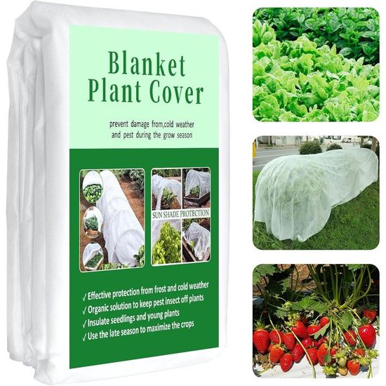 Protection Hivernale Pour Plantes - Grande Housses Anti-Gel Respirantes Et Réutilisables