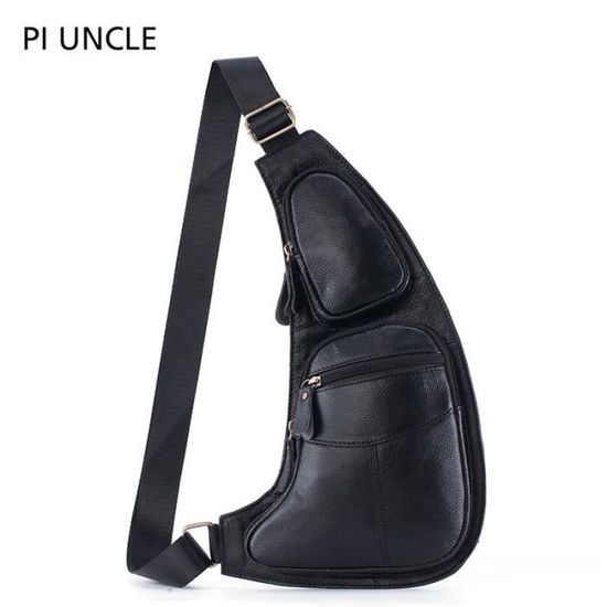 Sacoche Homme Bandouliere Grande Capacité Sac De Poitrine Homme Et