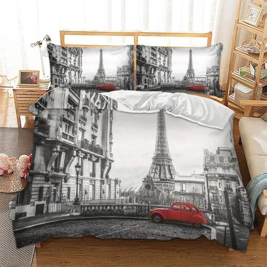 Sticker superb Blanc Noir Cheval Courant Parures de Lit pour 2 Personnes, 3 Pièces Hiver Automne Housse de Couette avec 2 x Taie d'oreiller (Cheval Courant 6, 200x200cm