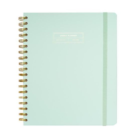 Agenda Scolaire Semainier 2019 2020 Grand Format Basic Mint Wire O