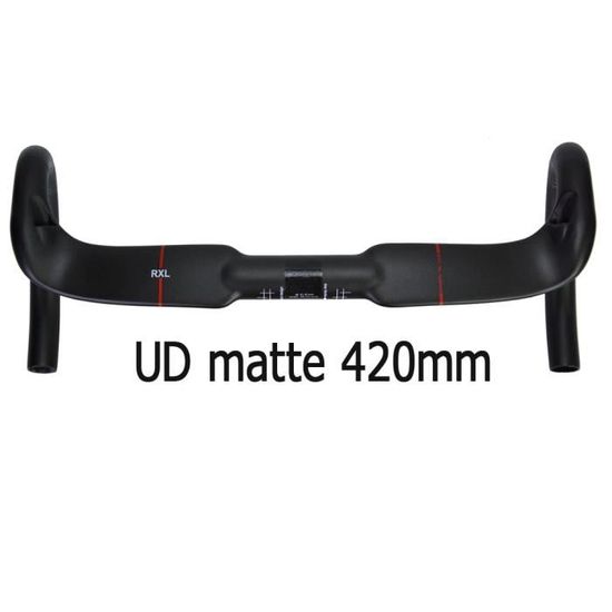 Guidon Carbone Intégré Pour Vélo De Route 380-440mm - Compatible Di2 - Neuf Sous Garantie 2 Ans