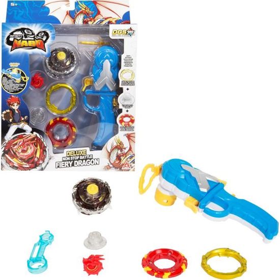 INFINITY NADO TOUPIE AVEC LANCEUR MAGN TIQUE REVERSIBLE FIERY