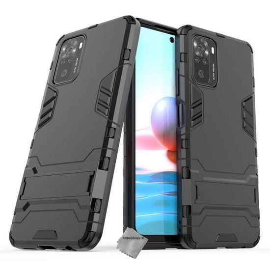 Coque Antichoc Noire Pour Xiaomi Redmi 10 4G - Protection Renforcée Odeydo, Neuf Sous Blister