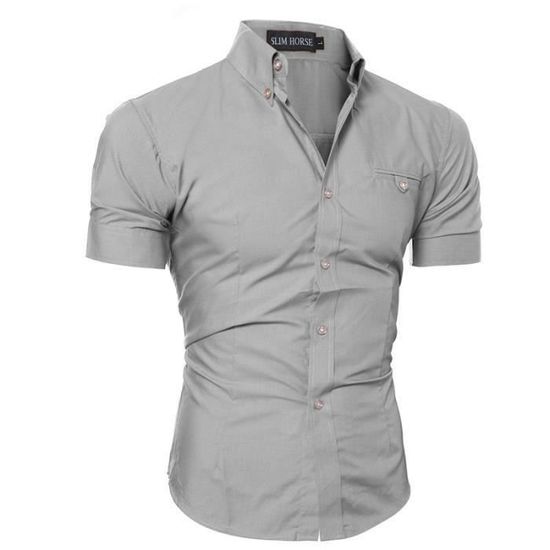 Chemise homme 2025 pas cher fashion