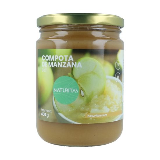 NATURITAS Compote de pommes bio 400 g Cdiscount Au quotidien