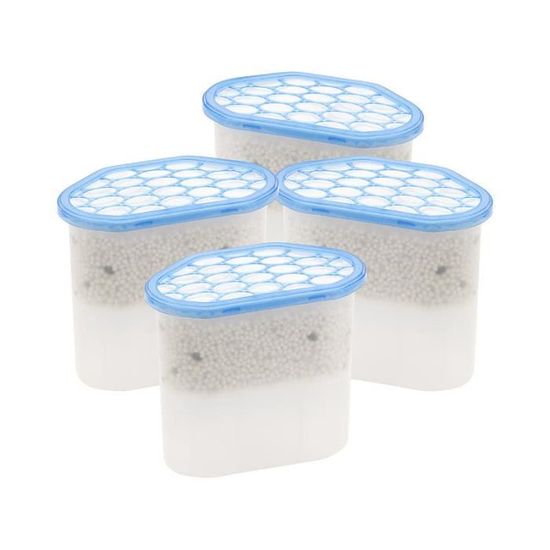 6 Absorbeurs D'Humidité Et Odeurs 6,3 Oz - Pour Placard, Salle De Bain, Cave - Blanc - Pack Économique