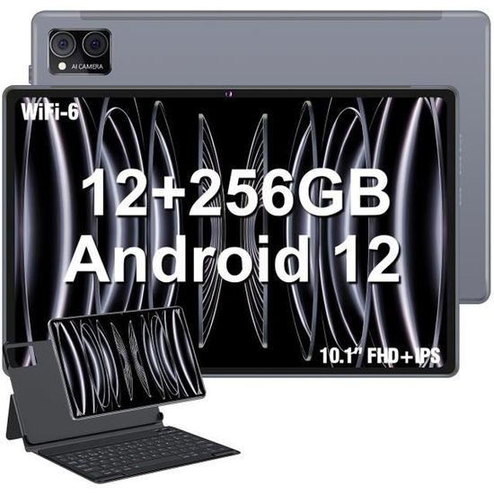 VANWIN - Tablette Tactile 8.0 Pouces Android 12, 2 Go RAM 32 Go ROM  Octa-Core Processeur 6000mAh Batterie, 1280x800 IPS HD IPS, 5MP + 8MP  Caméra, Bluetooth, WiFi, GPS-Noir - Tablette Android - Rue du Commerce