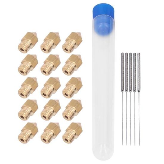 Kit De Nettoyage Pour Buses D’imprimante 3D – 10 Aiguilles En Acier Inoxydable (0,15 à 1,0 Mm) – Débouchage Et Entretien